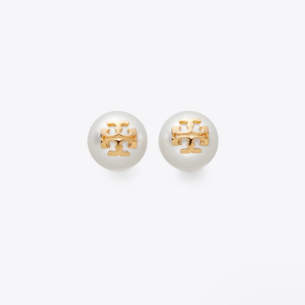Tory Burch Kira Pearl Stud Earrings